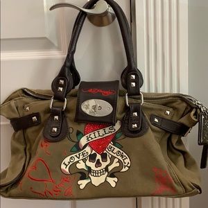 Ed Hardy Love Kills Slowly Bag
